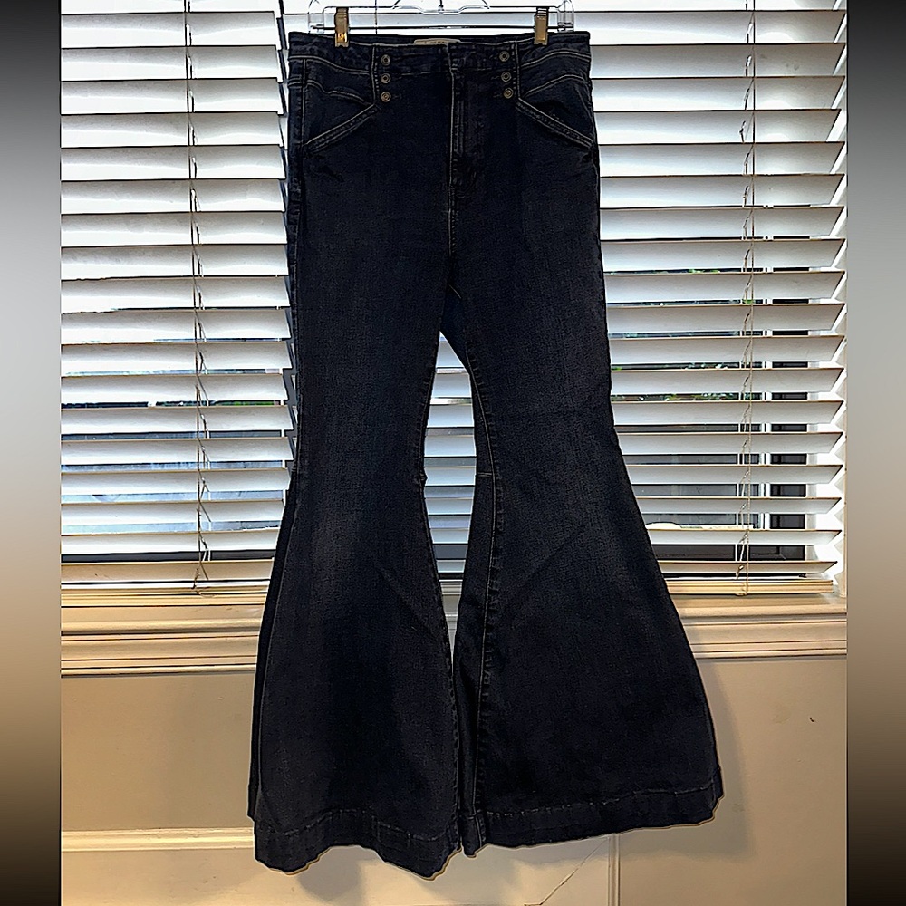 Free People High Waisted Flares - Size 30